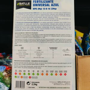 FERT.UNIVERSAL AZUL 2,5 KG.