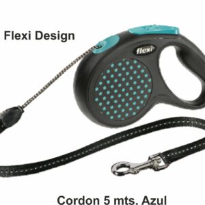 FLEXI DESIGN M Cordon 5 mts. AZUL
