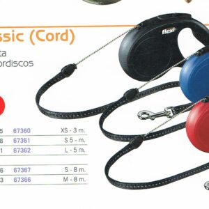 FLEXI NUEVO CLASSIC XS Cordon 3mts. Rojo