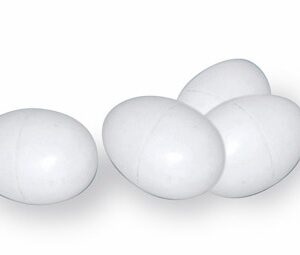 HUEVOS DE PLASTICO PALOMAS