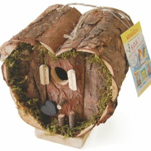 NIDO PAJARO NATURALEZA CORAZON 20X14X17CM.