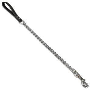 RAMAL METAL Y PIEL NEGRO 4x800 mm.