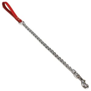 RAMAL METAL Y PIEL ROJO 4x400 mm.