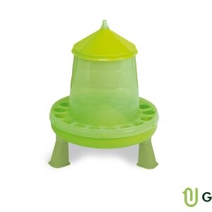 TOLVA PLASTICO AVES 4 KG CON PATAS. PISTACHO